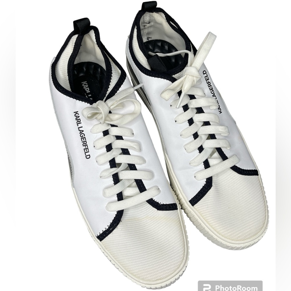 Karl Largerfeld Paris Leather Low Top Sneakers